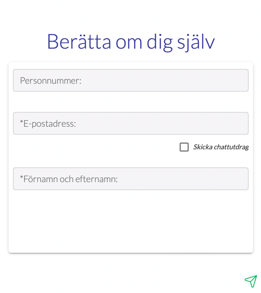 Livechatt hos Ruby Fortune.