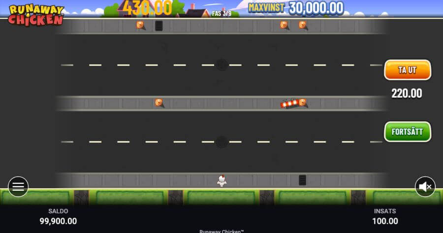 Runnaway Chicken spel