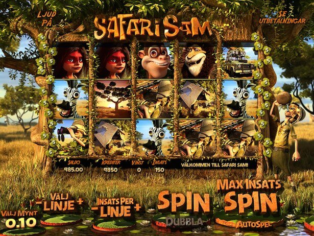 Safari Sam Bonus