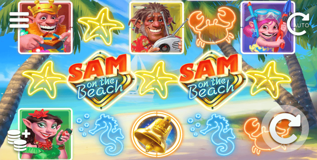 Sam on the Beach Slot.