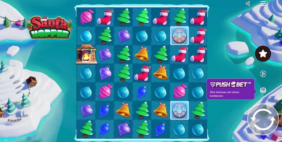 Santa Hoppers spelplan