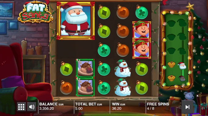 Fat Santa symboly hry