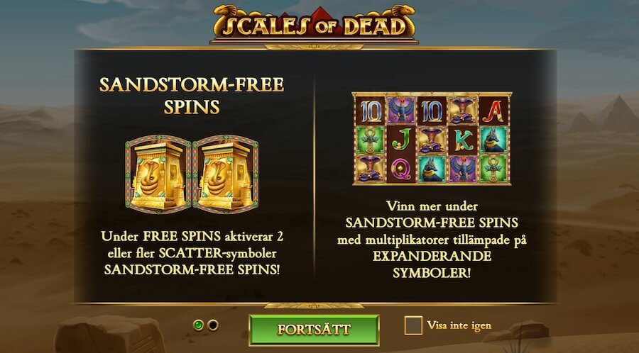 Scales of Dead free spins