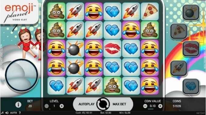 Emojiplanet slot spelplan