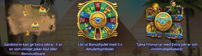 Eye of the Amulet bonusfunktioner