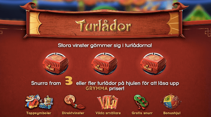 Great 88 slot turlådor