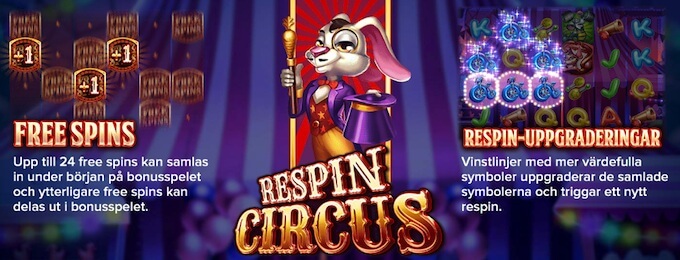 Respin Circus bonus