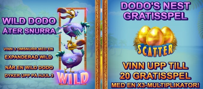 Wild Dodo bonus