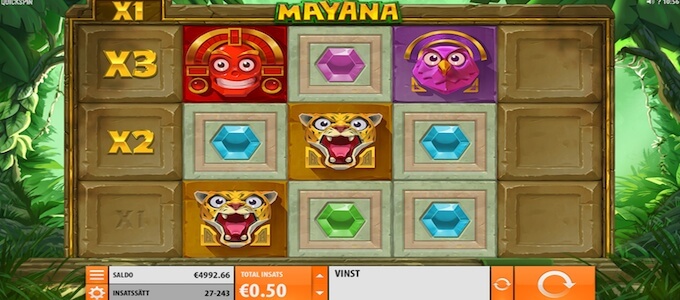 Mayana slot spelplan