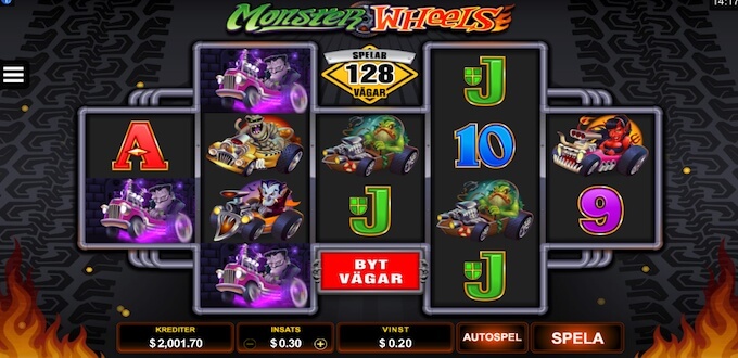 Monster Wheels spelplan