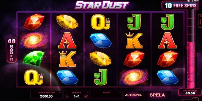 Stardust spelplan