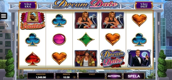 Dream Date slot symboler