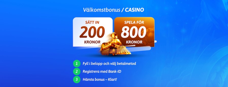 Snabbares välkomstbonus
