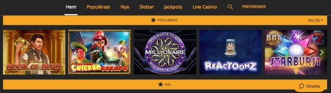 Snabbis Casino Spel