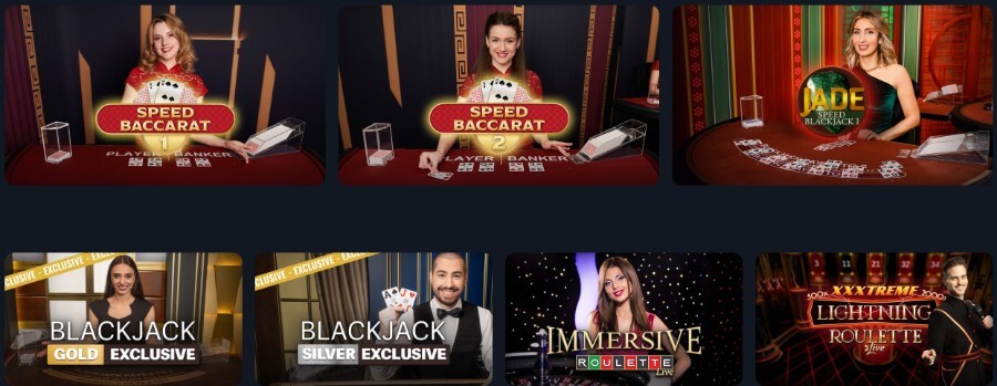Speedy Casino Live Casino