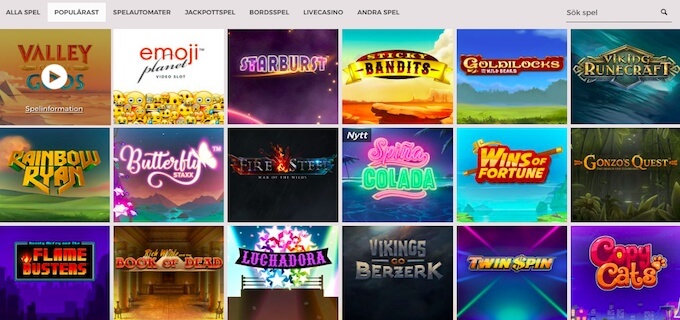 NYSpins spel NYSpins spel
