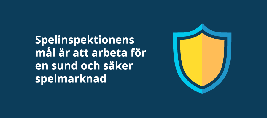 Spelinspektionen arbetar för en sund och säker spelmarknad