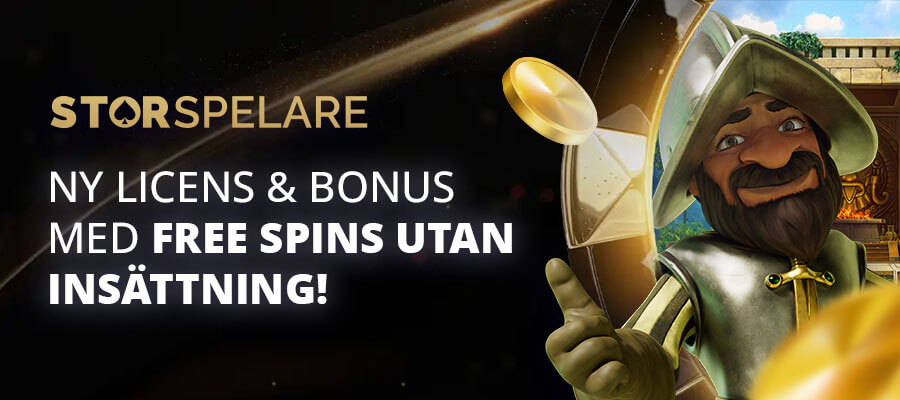 Storspelare har fått ny licens med bonus till alla spelare