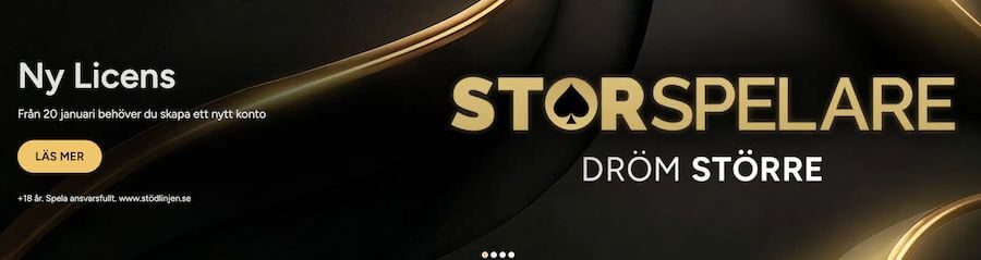 Storspelare med ny licens