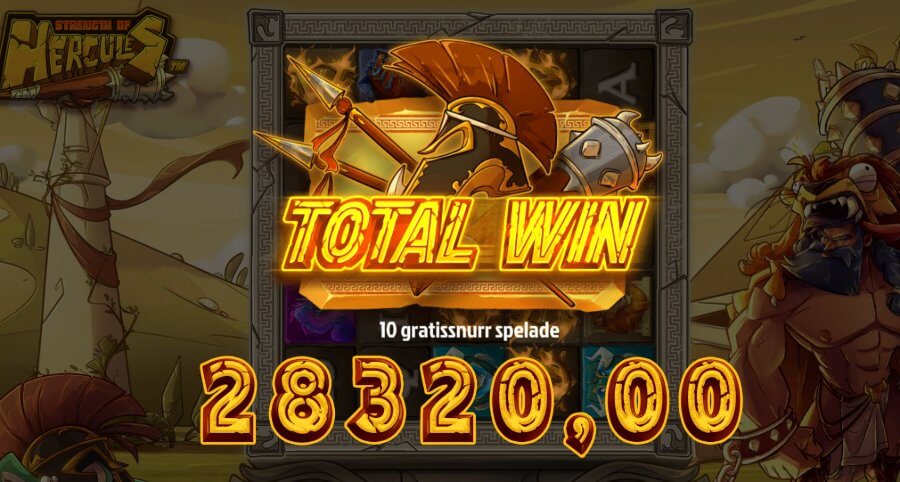 Storvinst i Strength of Hercules