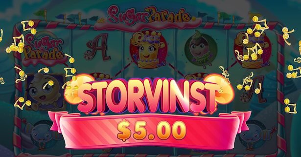 Sugar Parade Slot Vinst