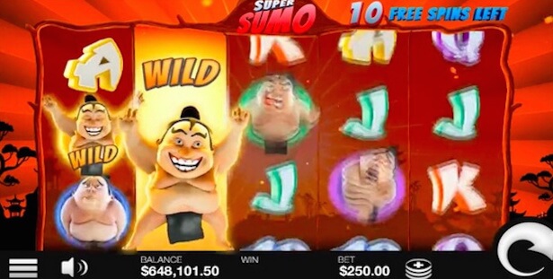 Super Sumo Slot Free Spins