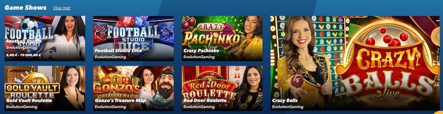 Supersnabbts game shows