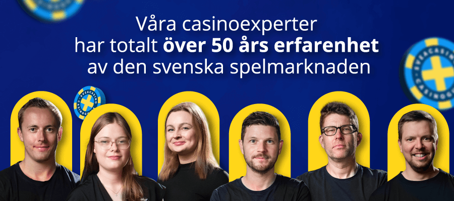 Erfarna personer som arbetar på SveaCasino