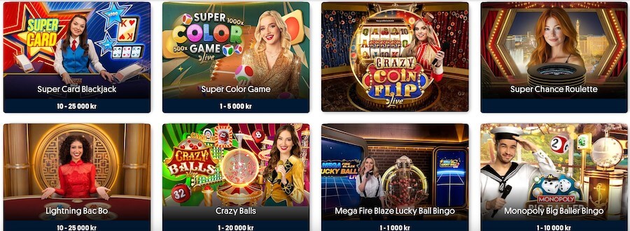 Svenska Spels live casino