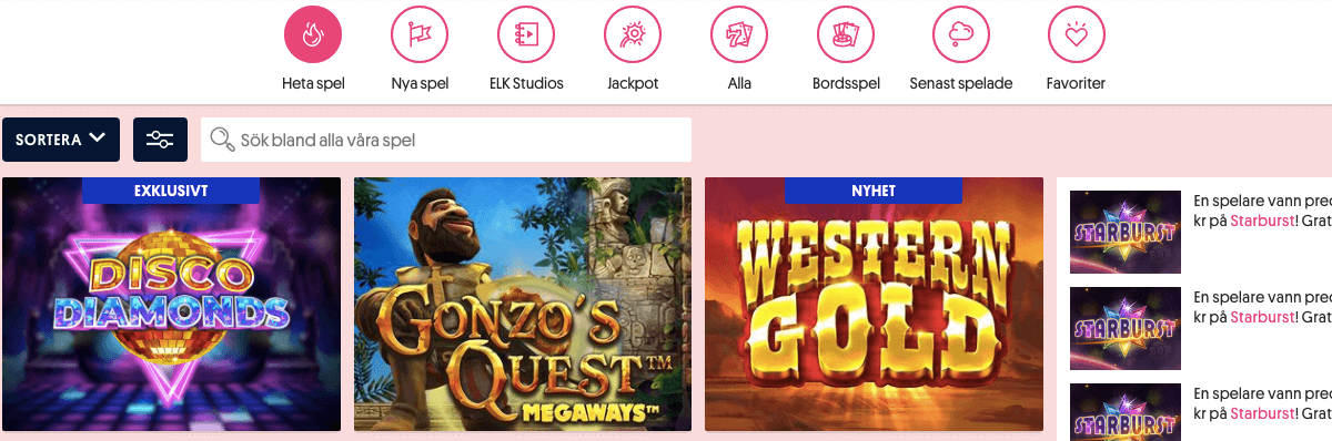 Svenska Spel Casino Spel