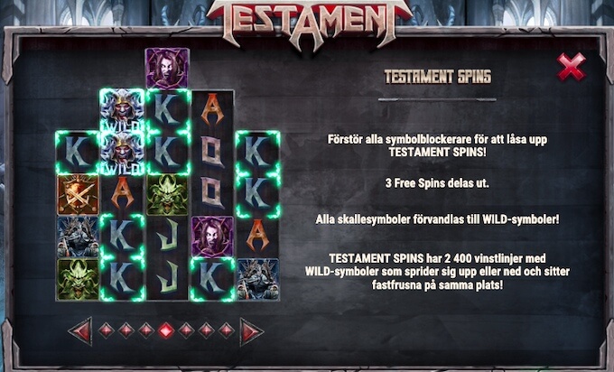 Testament Spins