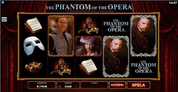 The Phantom of the Opera slot