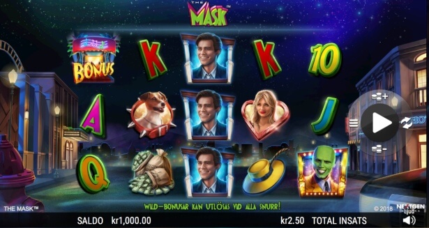 The Mask Slot Spel