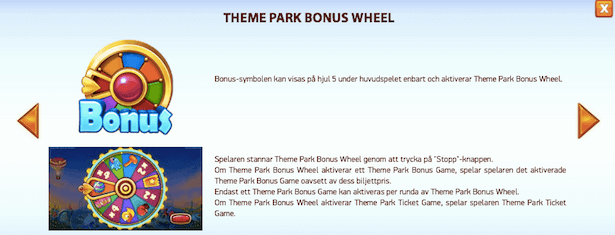 Theme Park: Tickets of Fortune Bonus