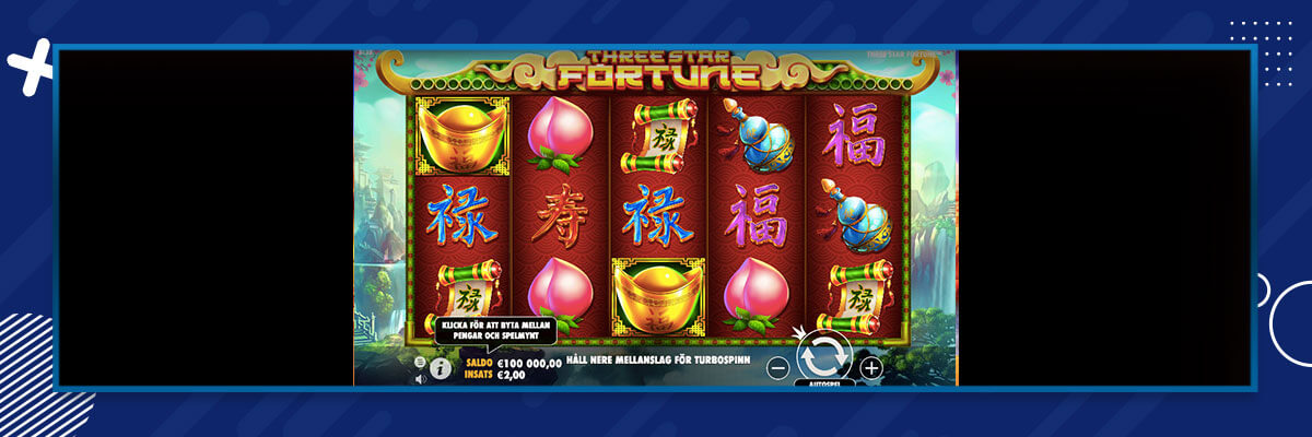 Three Star Fortune Slot Bonus