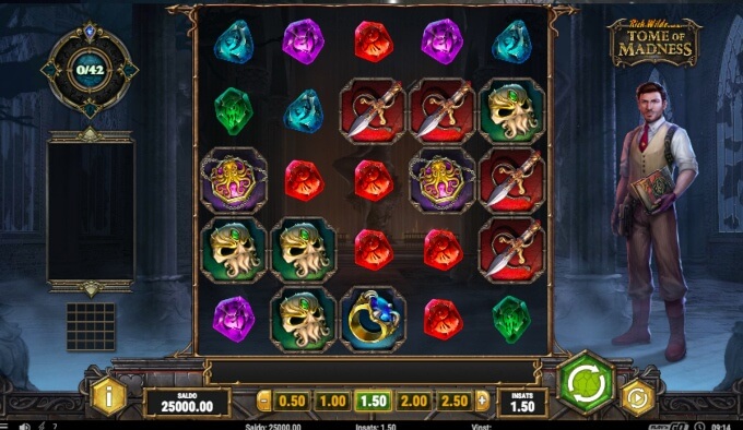 Tome of Madness Slot Bonus Game