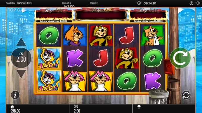 Top Cat Slot Bonus Game