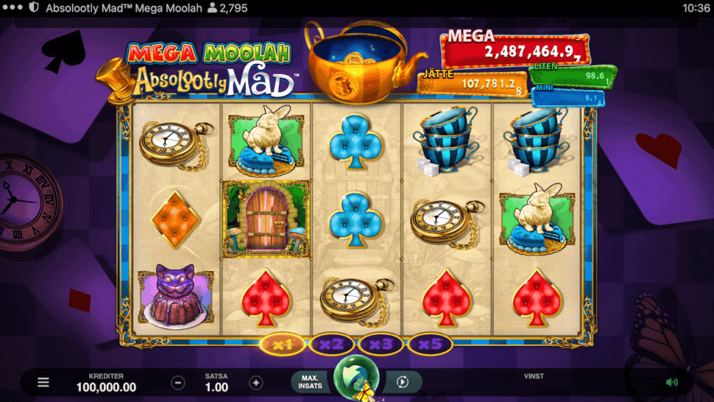 Absolootly Mad Mega Moolah Slot. 