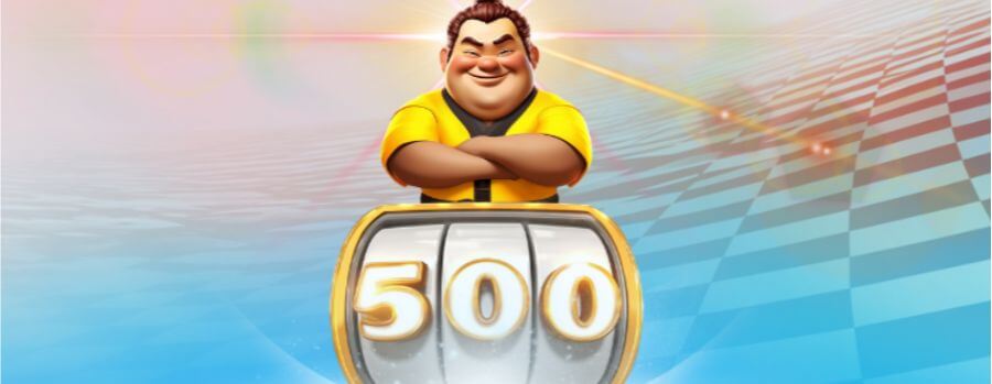 TurboVegas välkomstbonus visar 500 free spins