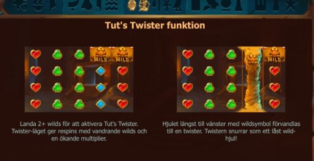 Tut's Twister Feature