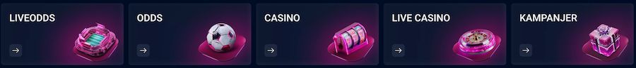 VBET:s spelutbud