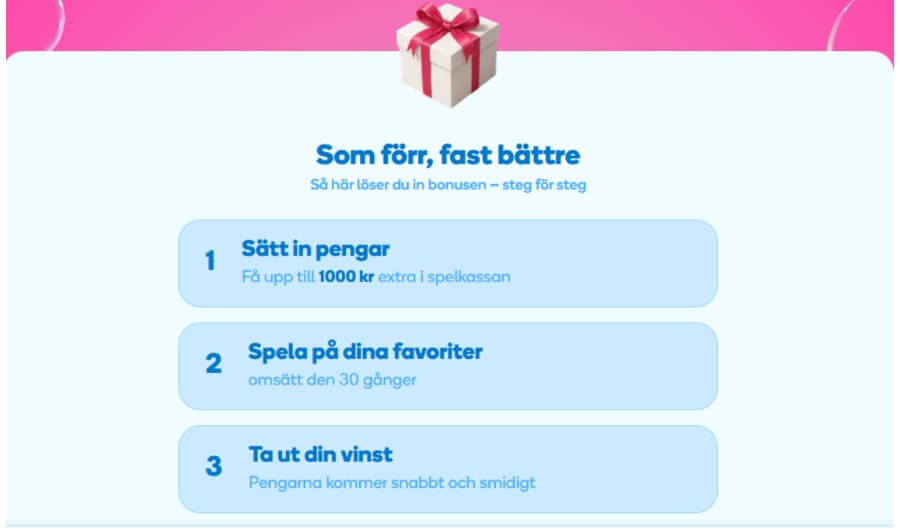 Betalning hos Vera & John