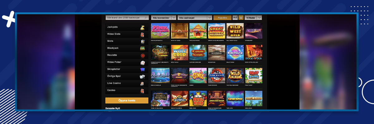 Videoslots casinospel
