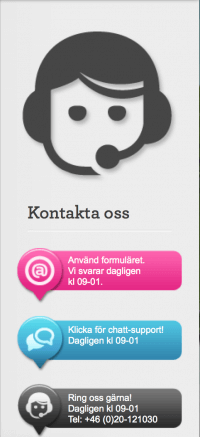 Kontakta Vinnarums kundtjänst