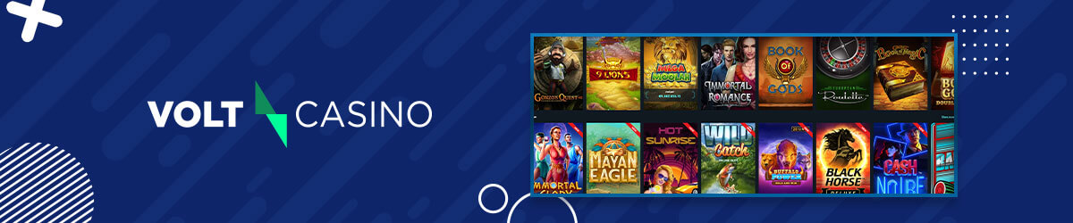 Volt Casino spelutbud