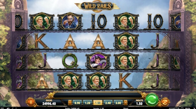 Wild Rails Slot Bonus Game