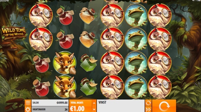 Wild Tome of the Woods Slot Bonus Game