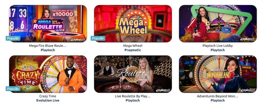 Winlandia live casino spel