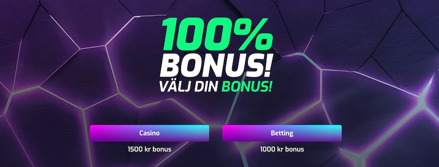 X3000 välkomstbonus