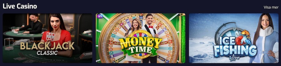 Live Casino hos X3000
